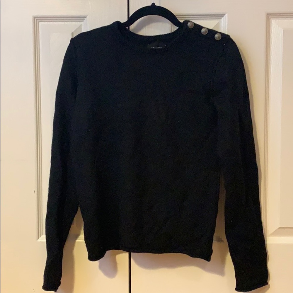 Zadig & Voltaire black wool sweater